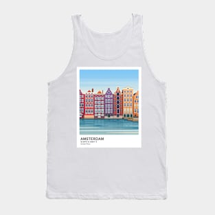 Amsterdam Canal Houses, The Netherlands Tank Top